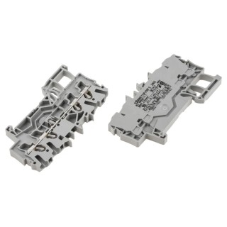 WAGO TOPJOB S 2002 Series Feed Through Terminal Block Grey, 2.5mm², 1-Level, Cage Clamp, IECEx/ATEX 2002-1401