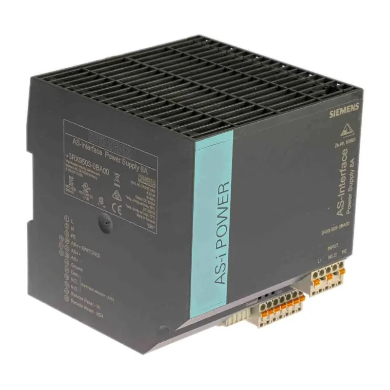 Siemens PLC Power Supply 30V DC 8A Output for AS-I Power Supply Unit 3RX9503-0BA00