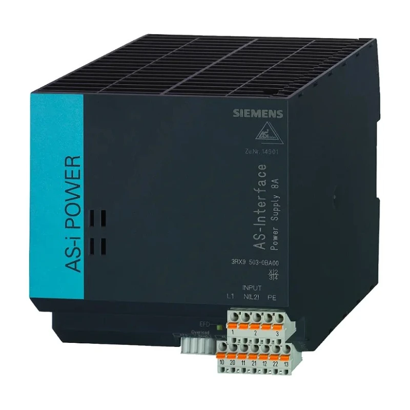 Siemens PLC Power Supply 30V DC 8A Output for AS-I Power Supply Unit 3RX9503-0BA00