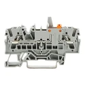 WAGO TOPJOB S 2002 Series Disconnect Terminal Block Grey 2.5mm² 1-Level Cage Clamp IECEx/ATEX 2002-1671/401-000