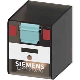 Siemens Power Relay with 115V AC Coil, 6A Switching Current, 4PDT Contact Configuration, LZX Series LZX:PT570615