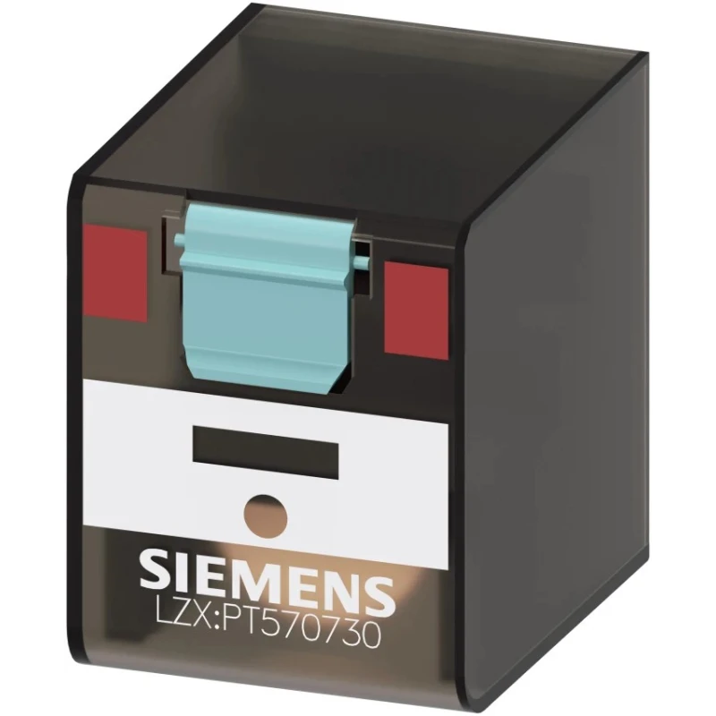 Siemens Power Relay with 115V AC Coil, 6A Switching Current, 4PDT Contact Configuration, LZX Series LZX:PT570615