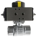 RS PRO Ball Type Pneumatic Actuated Valve, 40 bar, BSP Threaded Female 1/4 in 760-5570