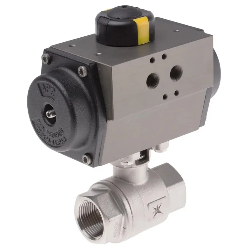 RS PRO Ball Type Pneumatic Actuated Valve 1000 psi BSP Female 1 in 760-5668