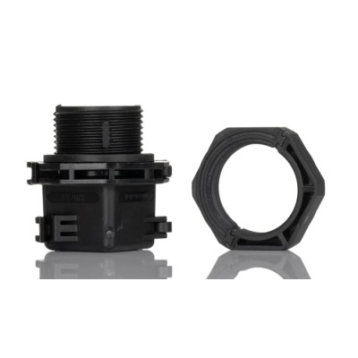 RS PRO Black Polyamide 66 Cable Gland M25 Thread, IP66 Protection 185-6102