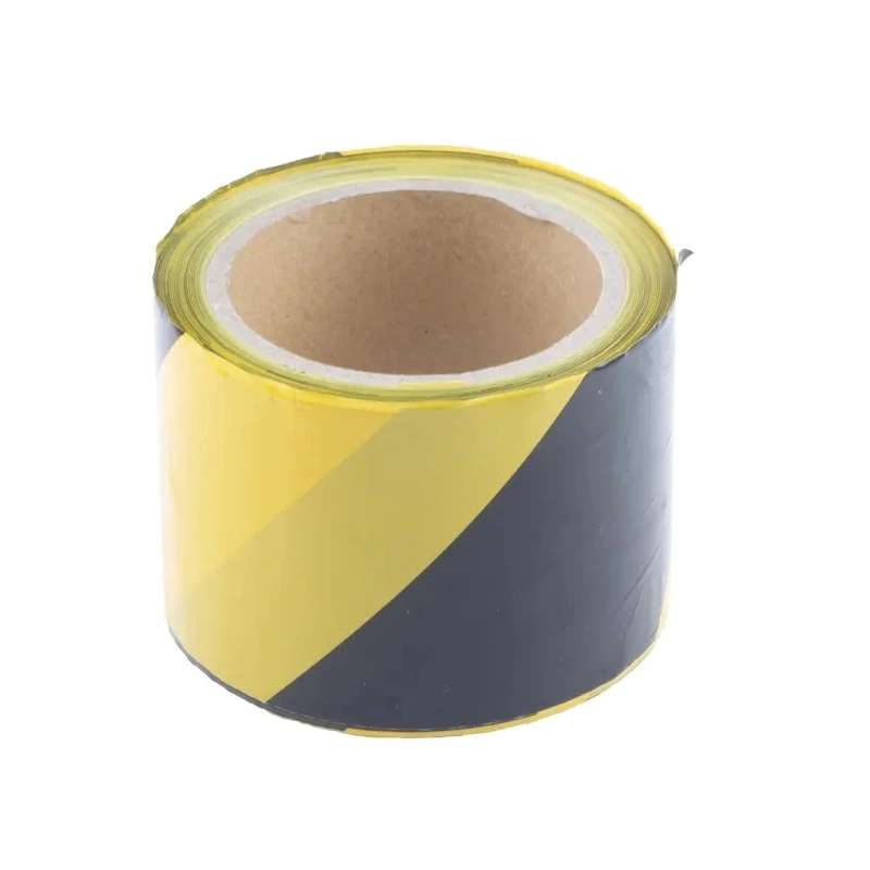 RS PRO Black, Yellow Low Density Polyethylene 75 mm x 100 m Barrier Tape 763-2109