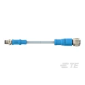 TE Connectivity Male 3 Way Straight to Female 3 Way Straight Sensor Actuator Cable 500 mm T4052127003-001