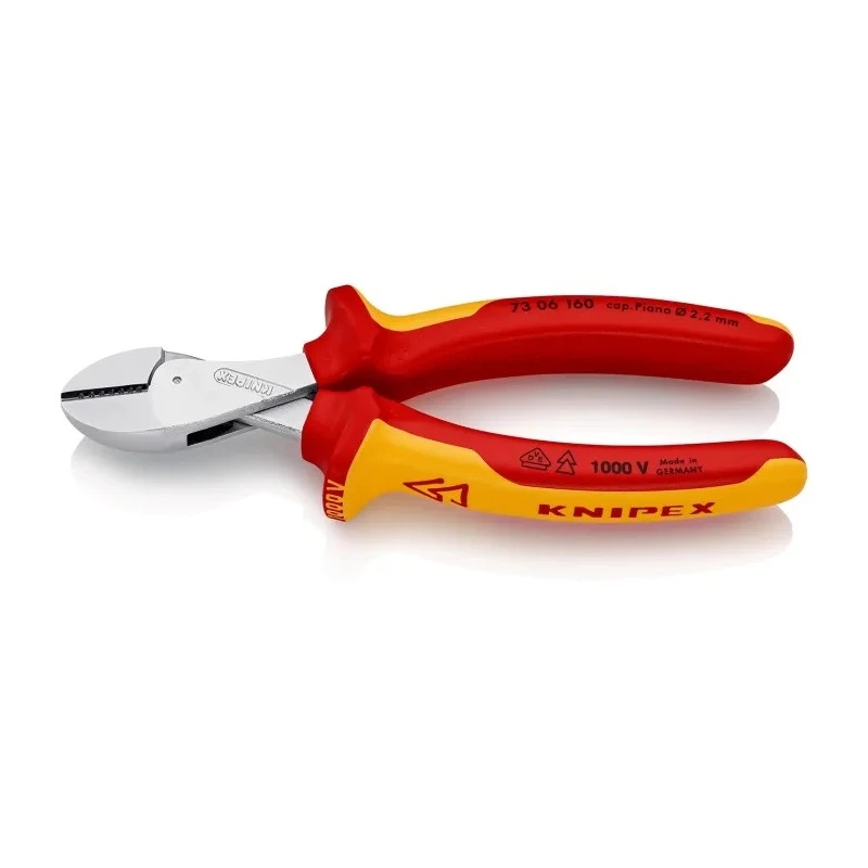Knipex X-Cut® VDE/1000V Approved 160mm Diagonal Cutter Side Cutter 73 06 160