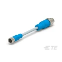 TE Connectivity Sensor Actuator Cable Female 4 Way Straight to Male 4 Way Straight 500 mm Length T4052325004-001