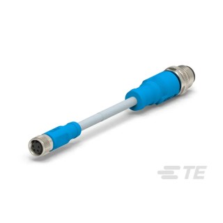 TE Connectivity Sensor Actuator Cable Female 4 Way Straight to Male 4 Way Straight 500 mm Length T4052325004-001