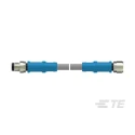 TE Connectivity Male/Female 4 way Straight to 4 way Straight Sensor Actuator Cable 500mm T4062123004-001