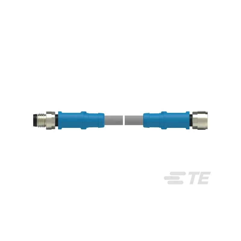 TE Connectivity Male/Female 4 way Straight to 4 way Straight Sensor Actuator Cable 500mm T4062123004-001