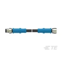 TE Connectivity Male/Female 4 Way Straight to 4 Way Straight Sensor Actuator Cable 500mm T4062113004-001