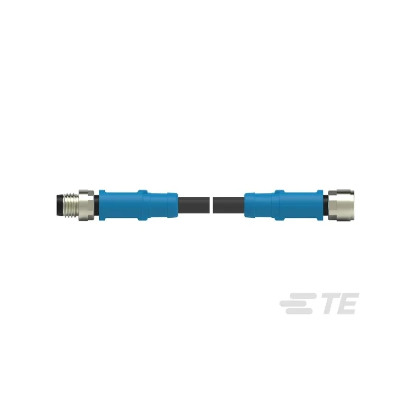 TE Connectivity Male/Female 4 Way Straight to 4 Way Straight Sensor Actuator Cable 500mm T4062113004-001