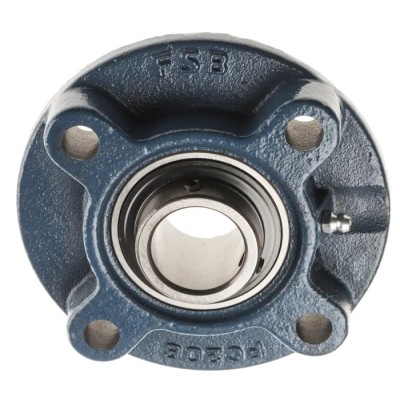 RS PRO Four-Bolt Normal Duty Cast Iron 4 Hole Flange Bearing Unit 30 mm ID UCFC206