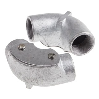 RS PRO Conduit Galvanised Steel Conduit Fitting 25 mm Nominal Size 763-9214