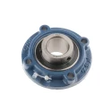 RS PRO Medium Duty 4 Hole Flange Bearing Unit 40 mm Inside Diameter Cast Iron UCFCX08
