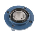 RS PRO Medium Duty 4 Hole Flange Bearing Unit 40 mm Inside Diameter Cast Iron UCFCX08