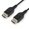 StarTech.com Male DisplayPort to Male DisplayPort Cable, 2 m Length, Polyvinyl Chloride Jacket, Black, DP14MM2M