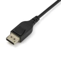 StarTech.com Male DisplayPort to Male DisplayPort Cable, 2 m Length, Polyvinyl Chloride Jacket, Black, DP14MM2M