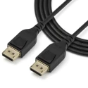 StarTech.com Male DisplayPort to Male DisplayPort Cable, 2 m Length, Polyvinyl Chloride Jacket, Black, DP14MM2M