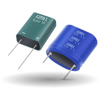 KYOCERA AVX 7.5F Supercapacitor 5.4V dc, Through Hole Radial Terminal, -10 to 30 % Tolerance SCMT32D755SRBB0