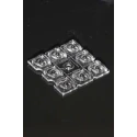 Ledil STRADELLA Series 8-Way Round Multi-Lens LED Lens Polymethyl Methacrylate 49.5x49.5x5.8mm C15960_STRADELLA-8-HV-T4B