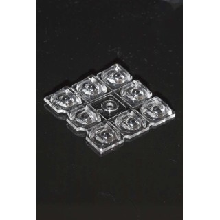 Ledil STRADELLA Series 8-Way Round Multi-Lens LED Lens Polymethyl Methacrylate 49.5x49.5x5.8mm C15960_STRADELLA-8-HV-T4B