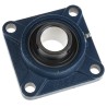 RS PRO 4 Hole Flange Bearing Unit 40 mm ID Cast Iron Bore Type Flange UCF208