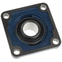 RS PRO 4 Hole Flange Bearing Unit 40 mm ID Cast Iron Bore Type Flange UCF208