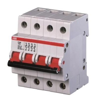 ABB 400V AC DIN Rail Isolator Circuit Trip 63A for Use with Commanding Loads 2CDE284001R1063 E204 63G