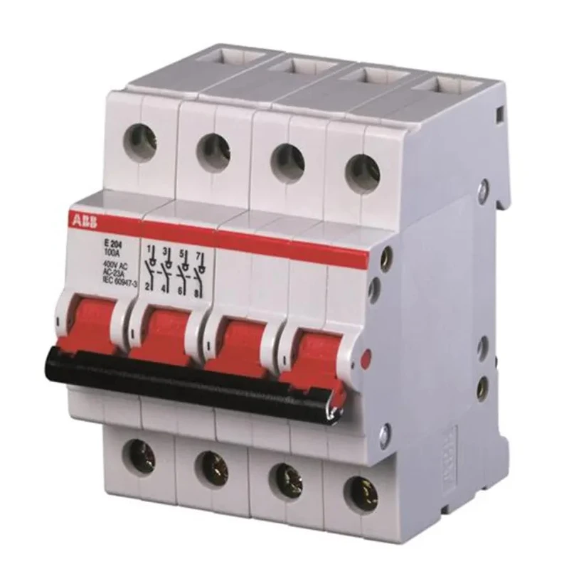 ABB 400V AC DIN Rail Isolator Circuit Trip 63A for Use with Commanding Loads 2CDE284001R1063 E204 63G