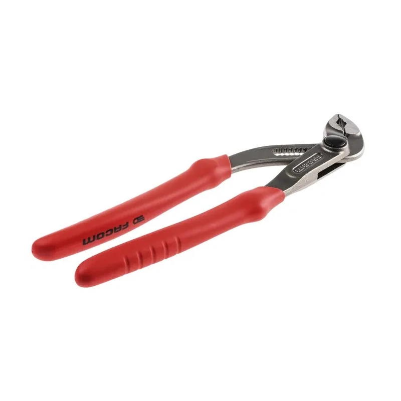 Facom 2-Piece Water Pump Plier Set, 245mm Overall Length, Curved Jaw, Mono-Material Ergonomic Handle, VDE/1000V 181A.25G