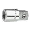 Facom 1/2 in Square Drive Coupler Socket, Chrome Finish, Steel, Overall Length 34.5mm J.232