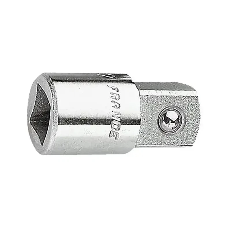 Facom 1/2 in Square Drive Coupler Socket, Chrome Finish, Steel, Overall Length 34.5mm J.232
