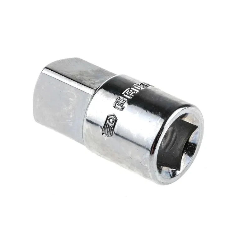 Facom 1/2 in Square Drive Coupler Socket, Chrome Finish, Steel, Overall Length 34.5mm J.232