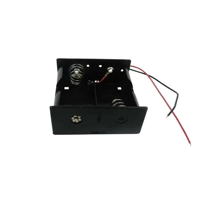 RS PRO Battery Holder for 2 D-Size Cells with Lead Wire and Coil Spring Termination 185-4665