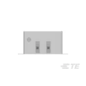 TE Connectivity Corcom FC Flange Power Line Filter 50A 250V AC 50Hz-60Hz Terminal Block 1 Phase 50FC10 ARY
