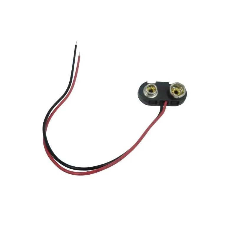 RS PRO Battery Contact Snap-In Mount Nickel Plated Brass for 9 V Battery 185-4775