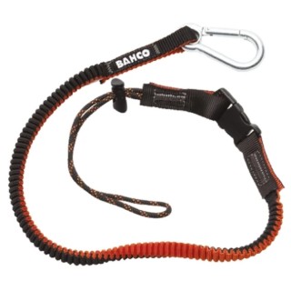 Bahco High Tenacity Polyester Tool Lanyard 1 kg Capacity 1.2m Length Non-Removable Carabiner 3875-LY3