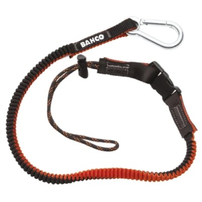Bahco High Tenacity Polyester Tool Lanyard 1 kg Capacity 1.2m Length Non-Removable Carabiner 3875-LY3