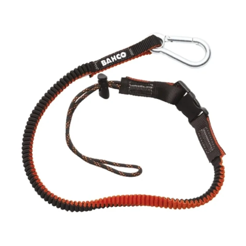 Bahco High Tenacity Polyester Tool Lanyard 1 kg Capacity 1.2m Length Non-Removable Carabiner 3875-LY3