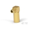 TE Connectivity MMCX Series Coaxial Connector Cable Male MCX, 50 Ω, Right Angle Body Clamp 1-1634002-0
