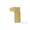 TE Connectivity MMCX Series Coaxial Connector Cable Male MCX, 50 Ω, Right Angle Body Clamp 1-1634002-0
