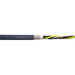 Igus Chainflex PVC Power Cable 4 Core 1.5mm² 25 m Black Thermoplastic Elastomer Voltage 1,600 kV CF31
