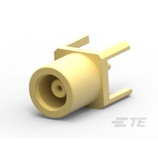 TE Connectivity MCX Series Coaxial Connector Through Hole Female, 50 Ω, Straight Body Solder 1-1337581-0
