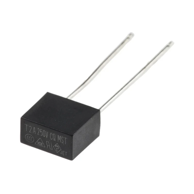 RS PRO Non-Resettable Fuse Radial 2A 250V AC Thermoplastic Body RS PRO 767-5055