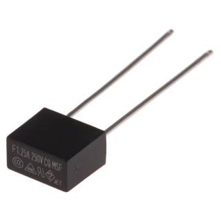 RS PRO Non-Resettable Fast Acting Radial Fuse 1.25A 250V 767-5115