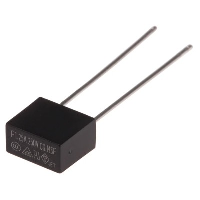 RS PRO Non-Resettable Fast Acting Radial Fuse 1.25A 250V 767-5115