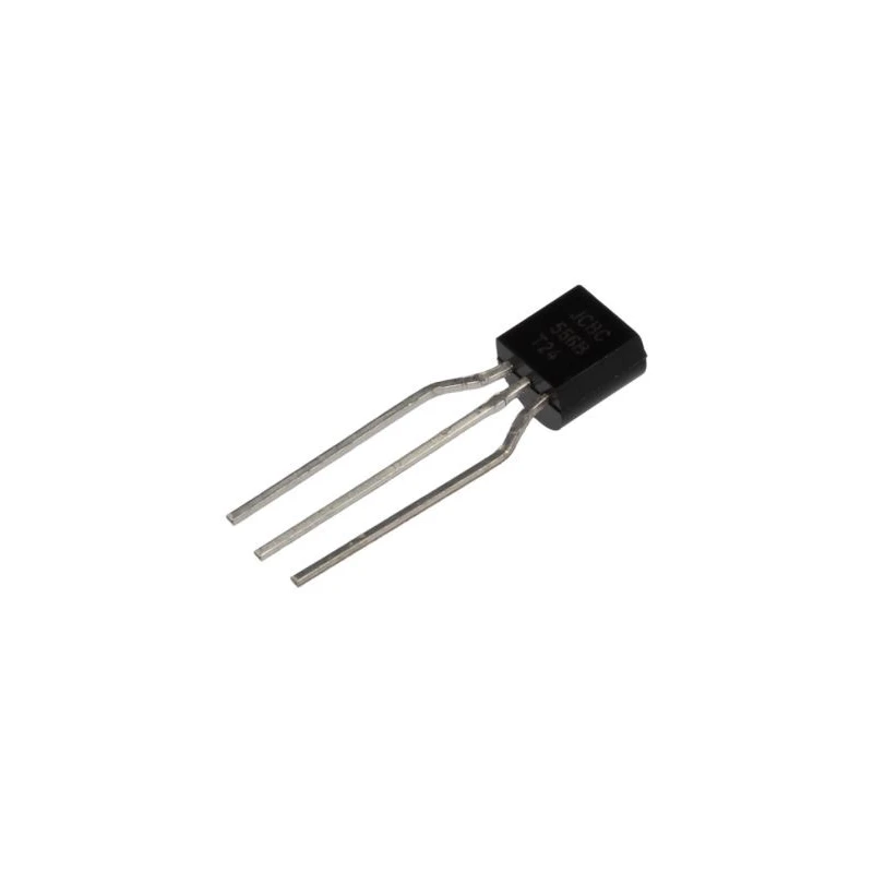 onsemi Digital PNP Transistor 3-Pin TO-92 - 100 mA Collector Current, -65 V Collector Emitter Voltage BC556BTF